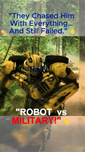 Yellow Robot Chased by Military in Explosive Forest Battle 🔥 ||
