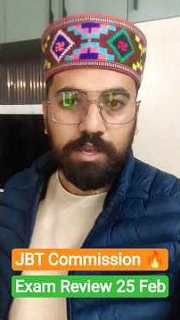 JBT Commission 🔥 2026 || Exam Review || Day 01 || 25 Feb. 2026 #jbtcommissionexamreview