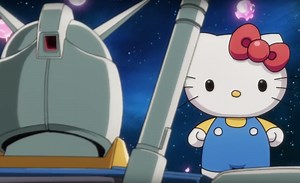 Epic crossover pits Mobile Suit Gundam against giant Hello Kitty in space