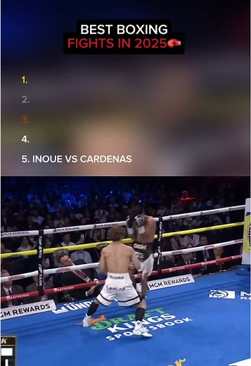 Best Boxing Fight Highlights of 2025