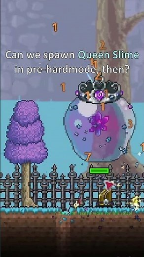 Terraria Hallow biome, in Pre-hardmode ─ Getting Hardmode items in pre-hardmode!? #terraria #shorts