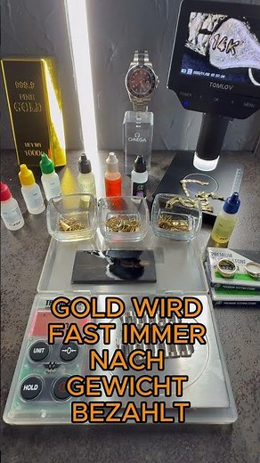 SO WIRD GOLD WIRKLICH BEZAHLT! Gewicht entscheidet über den Preis #goldpreis #edelmetall #goldwissen