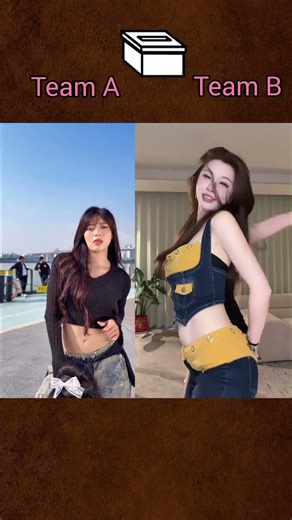 Team A or Team B? 💃#teama #teamb#votenow#shorts​ #dance#kpopstyle #trendingshorts#viral #shortsfeed