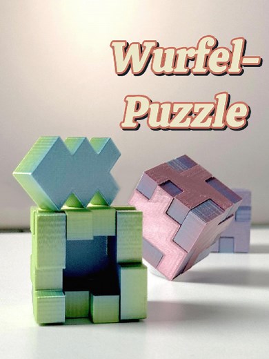 A funny tool for everyone---Wurfel Puzzle. This includes three kinds of way to assembly, each one for a level you guys should have a try! Model: Wurfel-Puzzle Printer: V3 KE #3d #diy #puzzle #fypp #viraltiktok #creality