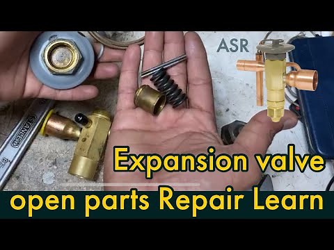 AC expansion valve how it work AC Faulty How repair TXV parts open identify very useful video Learn