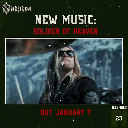 New Sabaton Music Snippet - Soldier Of Heaven