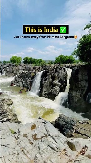 Hogenakkal Waterfalls | Perfect Weekend Gateway | 3 hours from Bengaluru #explore #travel #nature