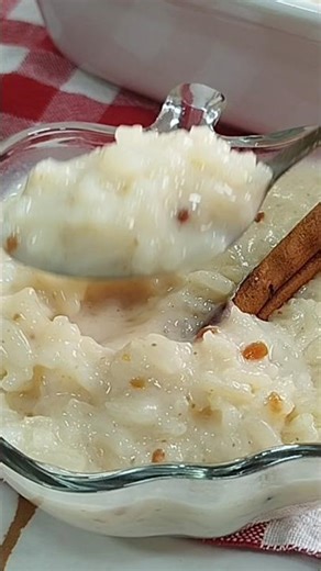 Arroz Doce Quentinho e cremoso! 🤤