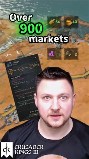 There Are 900 Markets in CK3…