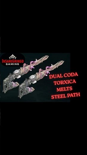 Warframe Shorts – Dual Coda Torxica Melts Steel Path Enemies! #Warframe#SteelPath#DualCodaTorxica