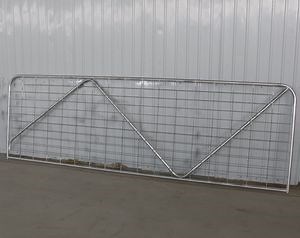 [Hot Item] Durable 20 FT Galvanized Farm Gate for Secure Entry