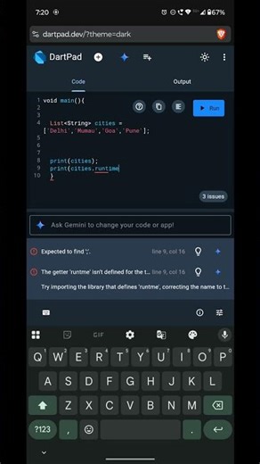 2 ways to fix list data type in Dart Flutter #coding #dart #flutter #programming