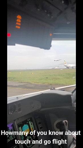 Ethiopian Airlines Cockpit View: Touchdown Procedure