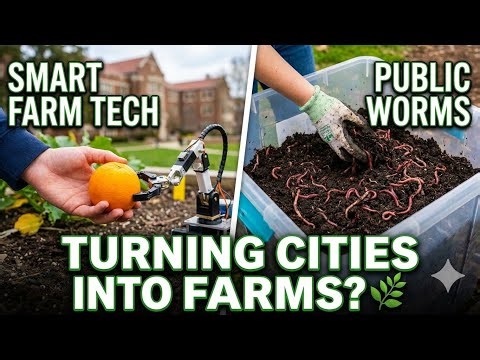 Can We Turn Our Cities Into Farms? 🌿 | The Future of Campus Gardening