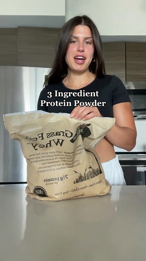 3 Ingredient Homemade Protein Powder Recipe