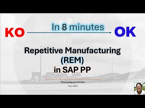 SAP PP REM Process & Configuration in 8 minutes | Beginner-Friendly Tutorial