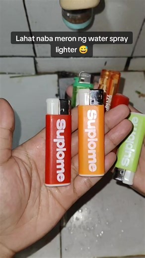 Lahat naba meron ng water spray lighter 😅#spraylighter #waterlighterspray #pranktoy