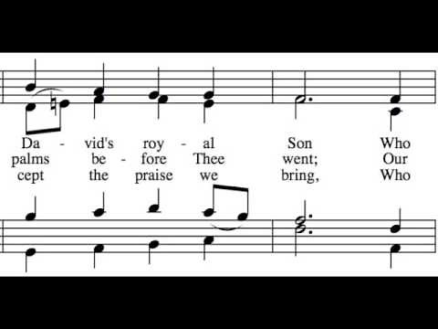 All Glory, Laud and Honor - All Parts - Learn How to Sing Hymns