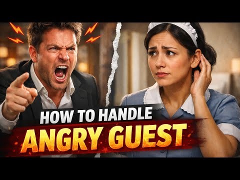 Easy Way To Handle Angry Guest In Housekeeping| How To Handle Guest Complaint| #angryguest