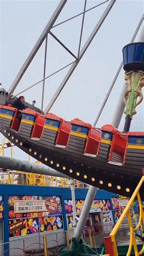 Goodbye 👋 to the Pirate Ship at Skegness Pleasure Beach and hello to a new ride. We can't wait to see what the new ride will be in the 2026 season. What ride do you think will replace it? 🎢 #newride #skegness #skegnesspleasurebeach #skegnessbeach #pirateship #excitingtimes | Attractions Mayhem