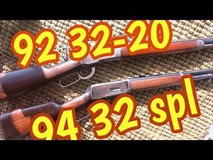 Winchester 94 in 32 special vs Winchester 92 in 32 WCF (32-20)