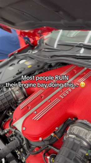 Here's what most people don't know about protecting a Ferrari engine bay: ✅ Prevents fading & cracking from heat cycles 🌡️ ✅ Makes cleaning 10x easier – dirt just wipes off 🧽 ✅ Keeps that factory-fresh look permanently💎 The secret? Proper prep work before application 🎯 ⚠️ Skip the prep = coating fails in weeks ✅ Do it right = protection lasts 2-5 years This Ferrari will look showroom-ready under the hood for the next owner 🏁 Question for you: Would you ceramic coat YOUR engine bay? Let us k