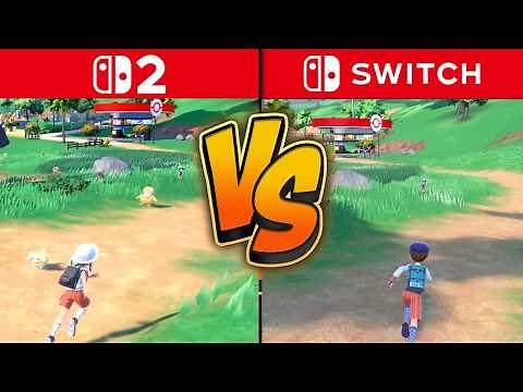 Switch 2 vs Switch 1 - Pokémon Scarlet & Violet Graphics Comparison