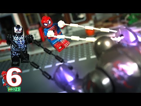 Lego Spider-Man and Venom VS Riot Lego Animation | Lego Spider-Man Stop Motion Series Episode 6