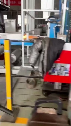 Polymer polymer double sided adhesive coating and laminating line, PUR Glue application and 4 sides.