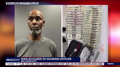 Man accused of injuring police officer during traffic stop