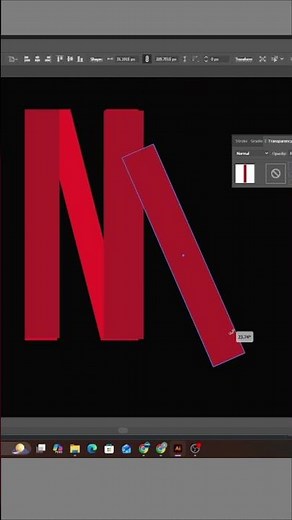 I Recreated the Netflix Logo from Scratch in Illustrator 🎨✨