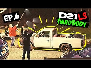 D21 Hardbody LS Swap - Sheet Metal Intake, Radiator Mounts & More