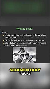 Pt 1 of 5. The Geology of Coal: How It Was Formed And The Various Types (Rank). HD.