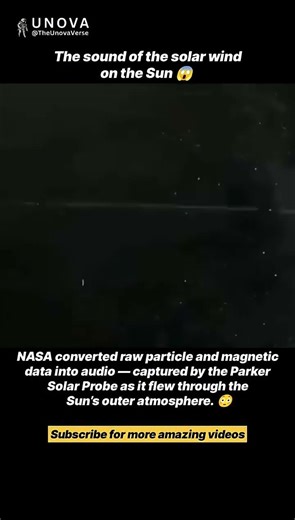This Is What the Solar Wind Actually Sounds Like ☀️🔊