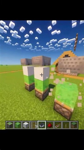 Minecraft But Slime Blocks Move Like Water #minecraft #redstone #shorts