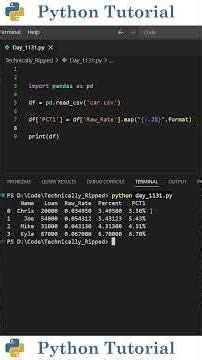 Converting Pandas Column to Percentage | Python Tutorial