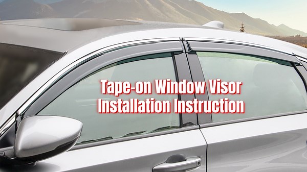 Watch Tape On Window Deflector Installation Guide on Amazon Live