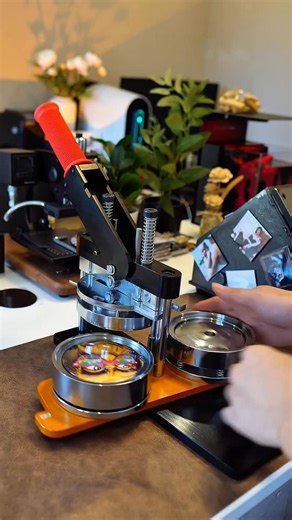 Fmcraft on Instagram: "✨ DIY Coasters in Minutes! Who knew a 100mm badge machine could do more than just badges? 🥂 With this one machine, you can create 3 products: ➡️ Coasters ➡️ Fridge Magnets ➡️ Pins Perfect for coffee tables, gifts, or event favors — unique and fun to make! 💡 👉 Which one would you try first?#DIYCoasters #HandmadeDecor #CraftInspiration #UniqueGifts #FridgeMagnets #badgemachine"