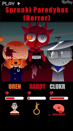 HP Bar Oren Raddy Clukr in All Parodybox Mods #sprunki #incredibox