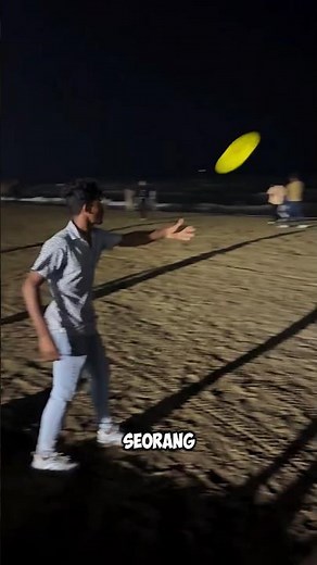 Playing boomerang at night #shortvideo #shorts