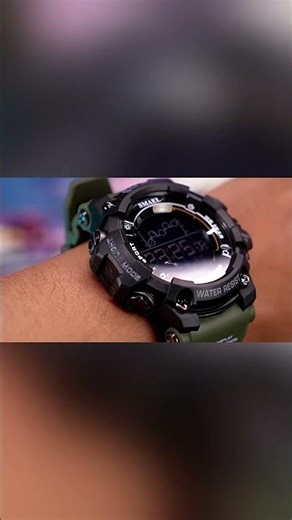 SMAEL Children Sport Watches Digital 50M Waterproof Wristwatches LED 8107C Kids Wa