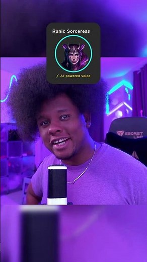 He uses a voice changer on Fortnite! 🎤