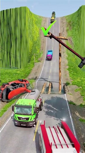 This Hammer Was Not Meant for Trucks… 😨 | BeamNG #beamngdrive