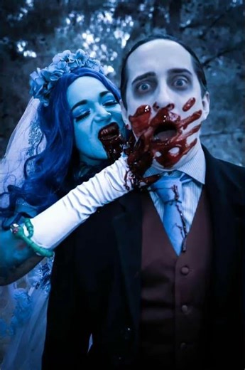 Corpse Bride In Real Life #cosplay #bride #corpsebridecosplay #makeup
