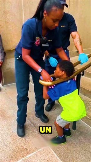 Heroic Rescue of a Trapped Child