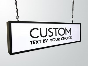 Custom Text Light Box Sign. LED Sign With Your Logo. Cofee & Bar Light up Sign. Business Front Store Sign - Etsy