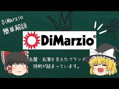 ピックアップ沼その２。DiMarzio簡単解説【ゆっくり解説】【ギター】