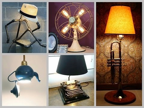 35+ Recycled Lamp Ideas - Trash to Treasure DIY Projects