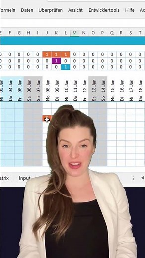 DIENSTPLAN in EXCEL erstellen