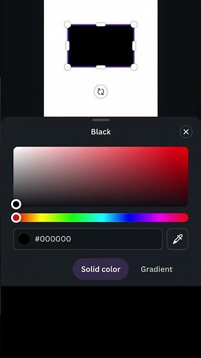 How to create transparent black Gradient in Canva #graphic #graphicdesign #canva #art #reel #shorts